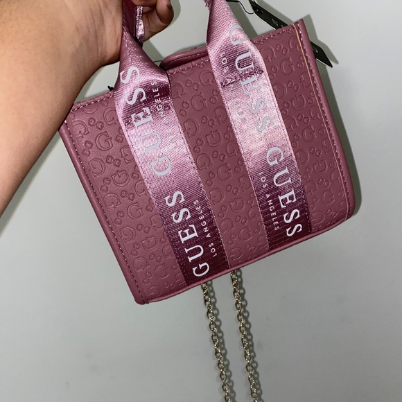 Mini tote Crossbody- Rose Logo - Picture 1 of 2